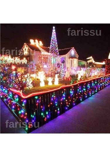 Alaska 10 Metre Rgb Led Peri Işıkları - 100 Led - 8 Fonksiyonlu İç/dış Mekan Renkli