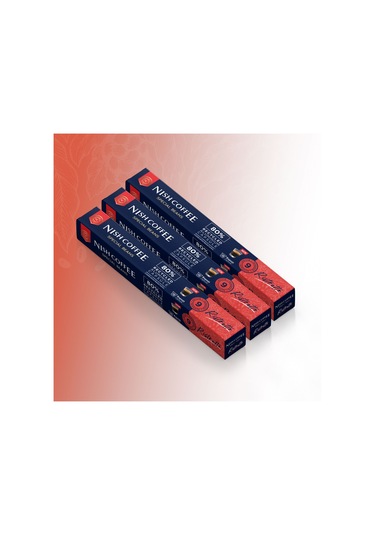 Nish Coffee Kapsül Kahve 10 Ristretto 3'lü Set Nespresso Uyumlu -30 Adet Kapsül Kahve