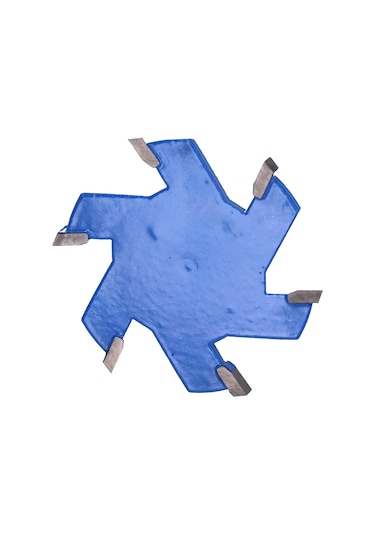 Geeksen Ahşap T-çıkıntı Freze Ucu 6-taneli, Yg8 Alaşımlı, 45 Karbon Çelik, Uzun Saplı, Cnc Ve Freze Makineleri İçin