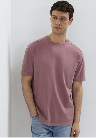 Mavi - Pembe Basic Tişört 0613312-70948