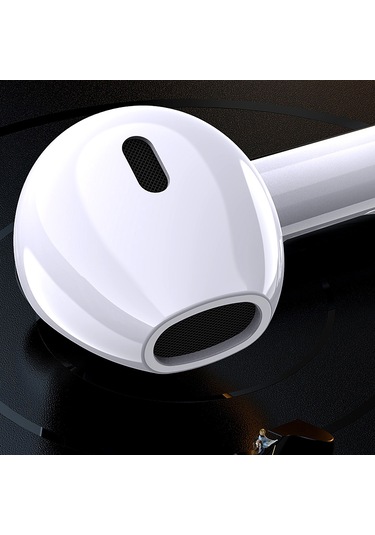 Qingmipy Lecoo C7 Bluetooth 5.1 Kulaklıklar - Yarı Girişli Spor Stili, 13mm Hoparlör, 4 Saat Çalma Süresi, Type-c Şarj, Beyaz