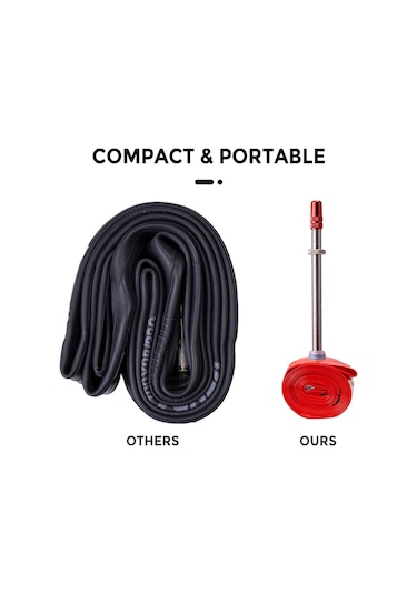 Qingmipy Yol Bisikleti İç Lastiği, Tpu Ultra Hafif, 2 Adet Paket, 26 1.25/1.75 F/v 48l, Hız Ve Sürüş Konforu Artırır