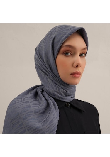 Armine E00oa0444083 26 Armine Lyocell Eşarp 3 Mavi