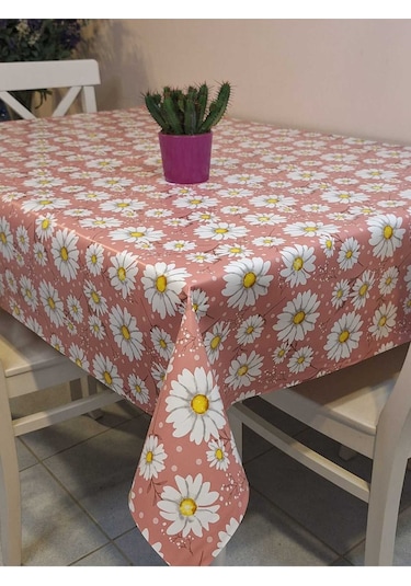 Elyaflı Pvc Muşamba - Desenli Silinebilir Masa Örtüsü Fnt1257-3 Çok Renkli