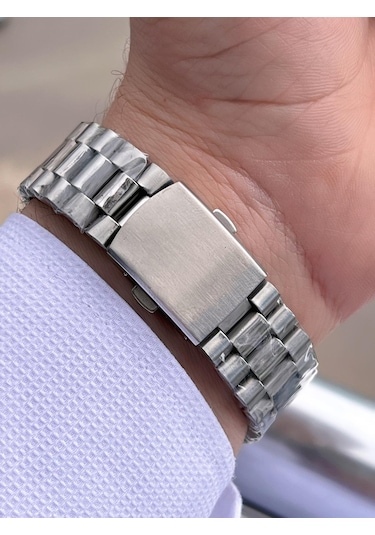 Coliseum Çelik Kordon Takvimli Kadran Kutulu Seri Erkek Kol Saati Ft.rl.8742.s5 Gri