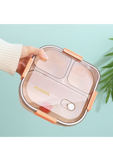 Sızdırmaz Bpa içermez Öğle Yemeği Için Bento Kutusu 1550 ML Pembe