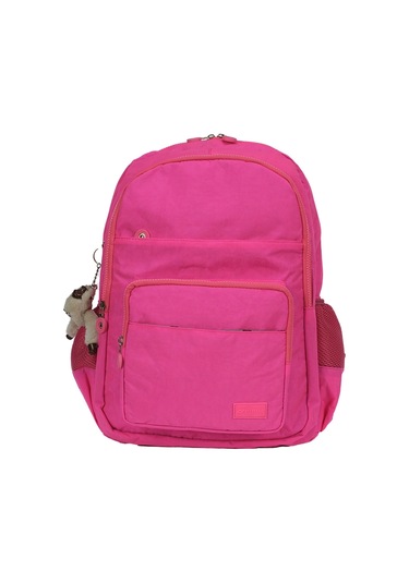 Pippa Koral Krinkıl Kumaş Kız Çocuk Dört Bölmeli Okul Ve Günlük Sırt Çantası - Cnt8025-06 Çok Renkli