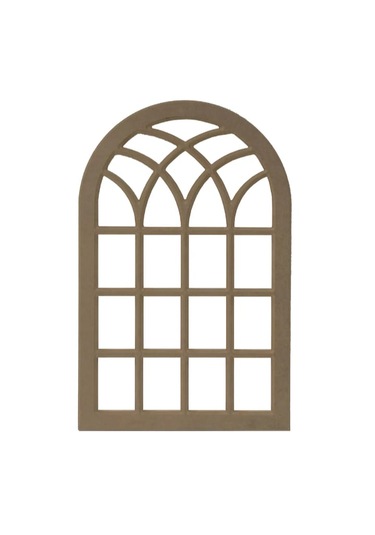 Ahşap Mdf Boyanabilir Dekoratif Duvar Aynası 3