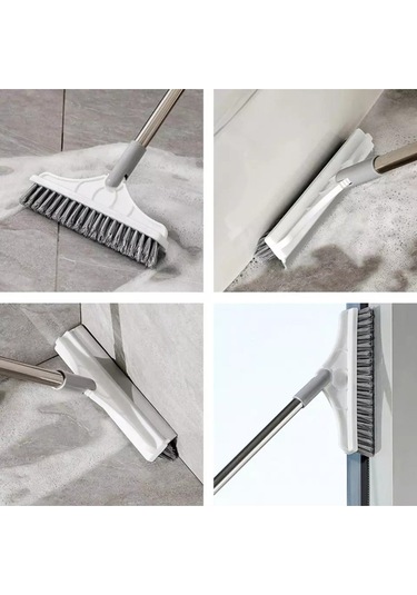 Mrtbilisim Uzun Saplı Silecek Sert Kıl Pencere Silecek Sihirli Zemin Paspası Banyo Küveti Mutfak Fı