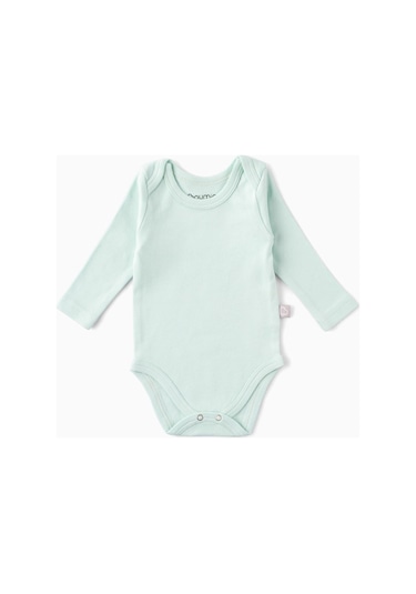 Boumini Uzun Kollu Bebek Çıtçıtlı Body Yeşil-yeşil Yeşil