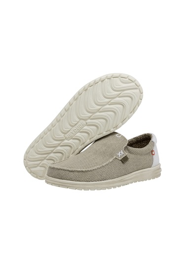 Off Whıte Sneaker Günlük Erkek Hd.40124 Hey Dude Mikka Braid Beyaz