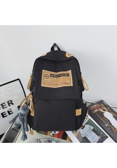 Mavi Kore Versiyonu Schoolbag Unisex Ortaokul Öğrencisi Su Geçirmez Moda Marka Sırt Çantası Erkek Büyük Kapasiteli Çift Sırt Çantası 30x14x40cm