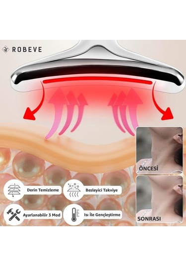 Yüz Ve Boyun Masaj Aleti Ems Cihazı Güzellik Cihazı 3 Programlı Yüz Masaj Aleti Sıkılaştırıcı Masaj Aleti Kırşıklık Giderici Masaj Aleti Isıtmalı Masaj Titreşimli Masaj Aleti Mg102q Çok Renkli
