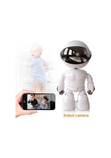1080p  Robot Görünümlü  Wifi Ip Güvenlik Kamerası  Kablosuz Gece