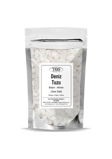 Tos The Organic Spices Deniz Tuzu Bütün 2500 G Sea Salt Whole