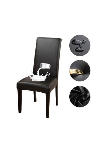 Siyah Semıga Elastik Koltuk Kılıfı Sandalye Kılıfı Su Geçirmez