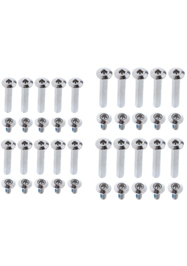 Homyl 1 Takım Inline Paten Tekerlek Vida Tırnak Yedek 31mm Gümüş