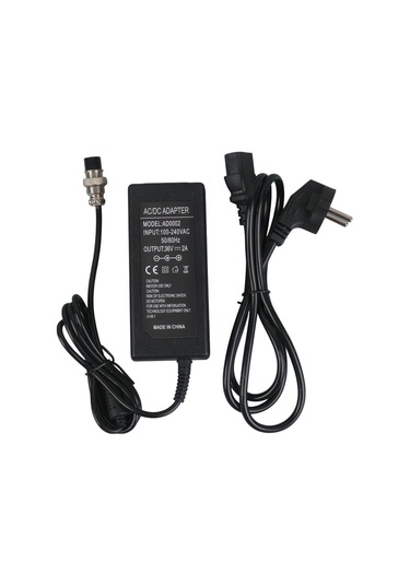 Powermaster 36 Volt 2 Amper 3 Pin Scooter Şarj Adaptörü Cihazı Ad0002