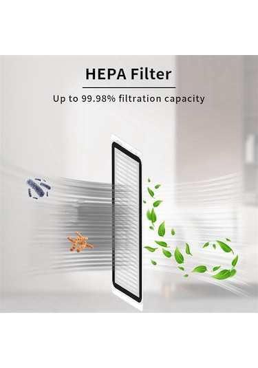 Crackedice Xiaomi Robot Süpürge S20+ / S10 Plus Ana Yan Fırça Paspas Filtresi