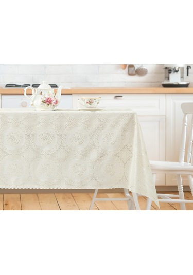 Madame Coco Roni Pvc Masa Örtüsü Maor0000000006100 X 140 Cm-ekru