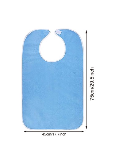 Yifomall Yetişkinler İçin Kirlenmeyi Engelleyen Çok Amaçlı Yemek Apronu - Yolcular Ve Bakım Gerektirenler İçin Hafif Tabanlı, Kolay Kullanıma Uygun Mavi