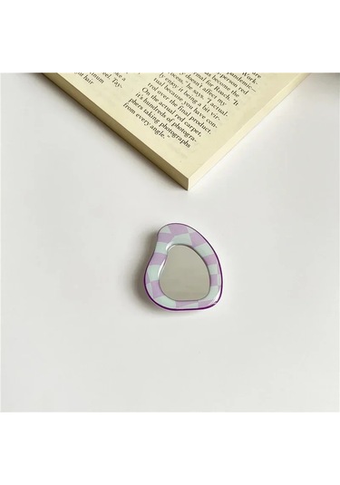 Goldenqian Sevimli Ayna Lale Çiçek Katlanır Cep Telefonu Tutma Tutucu Soket Cep Desteği Ipones İçin Parmak Yüzük Griptok Genişleyen Standı 6 6