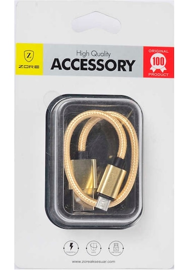 30 Cm Halat Micro Usb Kablo