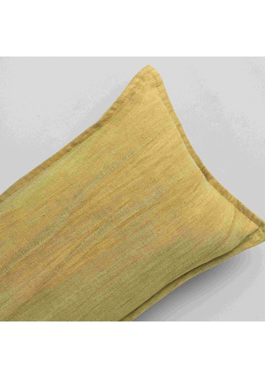 Linens Willy Kırlent Kılıfı 30x50 Cm Hardal Hardal