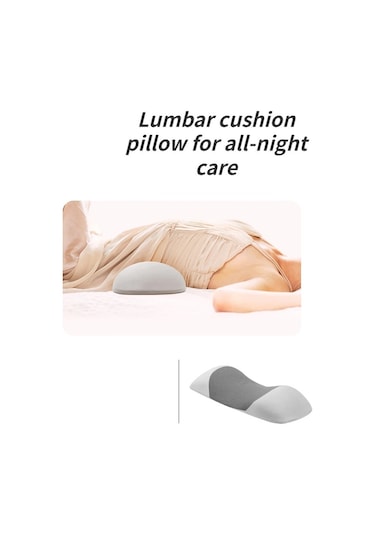 1pcs Uyku İçin Bel Desteği Yastık Bellek Köpük Geri Bel Desteği