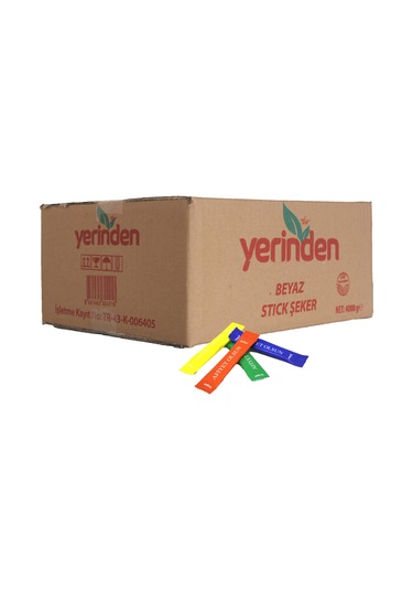 Yerinden Beyaz Stick Şeker 4 KG