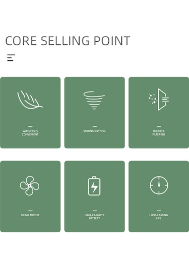 Moveevo 7.4v 120w 6000mbar Süper Emici Abs Akıllı Araç Ve Ev İçin Kuru/ıslak İkili Kullanım El Tipi Mini Süpürge Beyaz