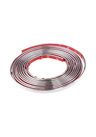 Enzelo Krom Yapışkanlı Şerit 9 Mm 10 Metre Yapışkanlı