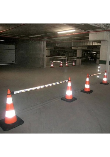 Kendinden Ağırlıklı Duba Eko Trafik Konisi Otopark Trafik Konisi 75 Cm