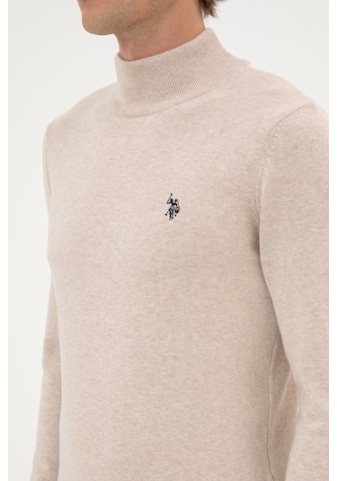 U.s. Polo Assn. Erkek Taş Melanj Kazak /triko 50313712-vr225 Tas Melanj