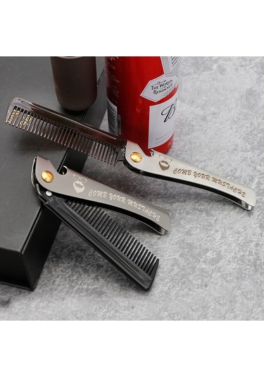 Shineyee Erkekler İçin Çelik Çıraklı Çok Fonksiyonlu Saç Tarzı Aleti - Gümüş Renkli, Folding Ve Şişe Açıcı Özellikli