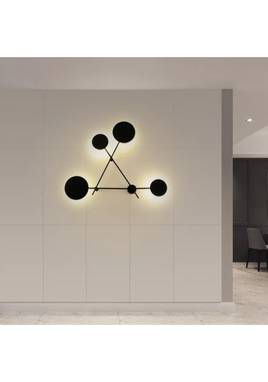 Simaavize Utra Modern Led Aplik Siyah