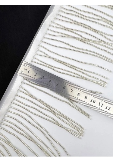 Slubov'u Boncuklu Püskül, Dekoratif Süsleme, 50 Cm Uzunluğunda, 11 Cm Genişliğind 275296685