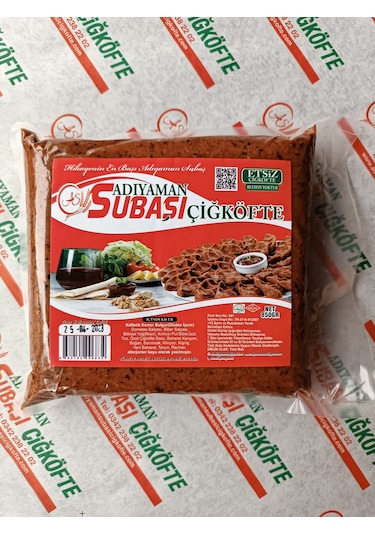 Subaşı Çiğköfte Vakumlu Çiğköfte 850 G