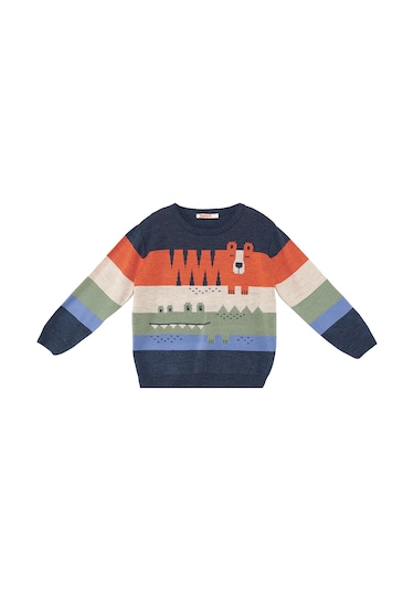 Denokids Hayvanlar Erkek Çocuk Kazak