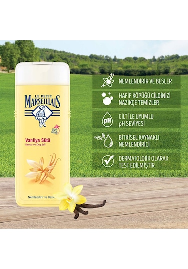 Le Petit Marseillais Vanilya Sütü Banyo ve Duş Jeli 400 ML