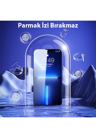 Gor iPhone Uyumlu 13 Pro Max Darbe Emici Ekran Koruyucu Jelatin 5 Adet Set- 5775