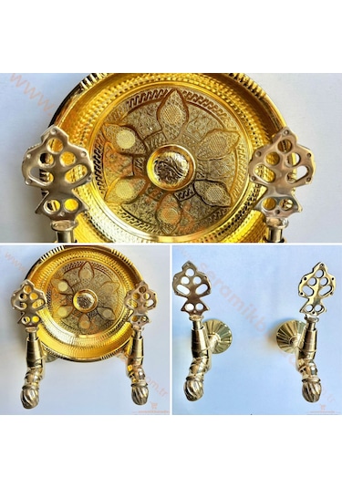 Lpd Hamam Taslı İkili Sarıklı Osmanlı Musluğu Sarı 1/2 Altın