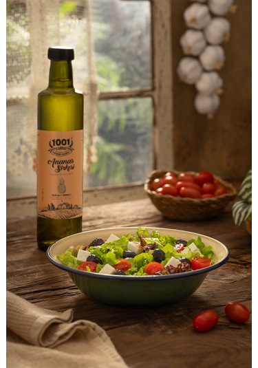 1001 Çiftliği Ananas Sirkesi 500ml - Doğal Fermanyasyon