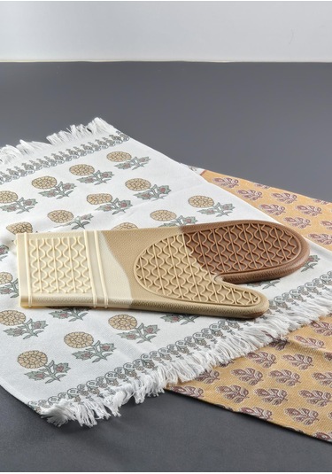 Silikon Fırın Eldiveni - Isıya Dayanıklı Eldiven - 1 Adet Çok Renkli