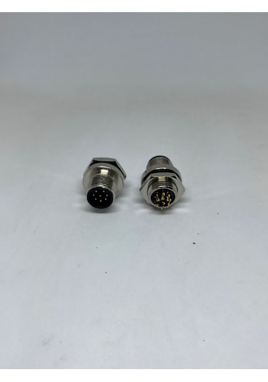 M12 8p Şase Erkek Konnektör