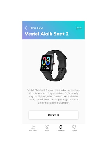 Vestel  Akıllı Saat 2 (Vestel Türkiye Garantili)
