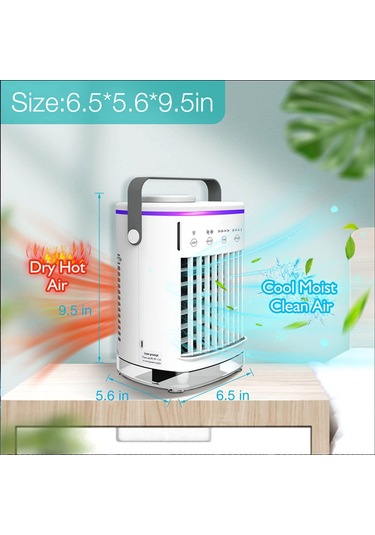 Jialan Klima Hava Soğutucu Fan Su Soğutma Fanı Klima Odası Ofis