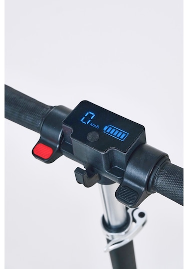 Elektrikli Çocuk Scooter 130w 3 Kademe Hız Ayarlanabilir Gidon Uzun Menzil Koruma Seti Hediye Siyah