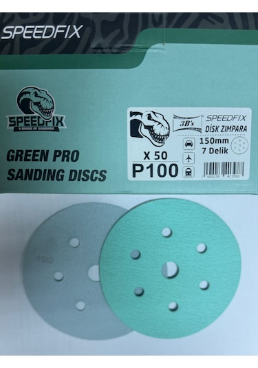 3bs Speedfıx Disk Zımpara 150mm 100 Kum- 10 Adet