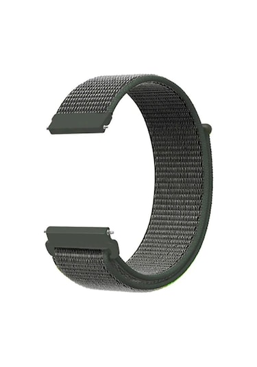 Adige Samsung Uyumlu Galaxy Uyumlu Watch 5 Pro Kordon Kayış Kumaş Cırt Cırtlı 20/crt